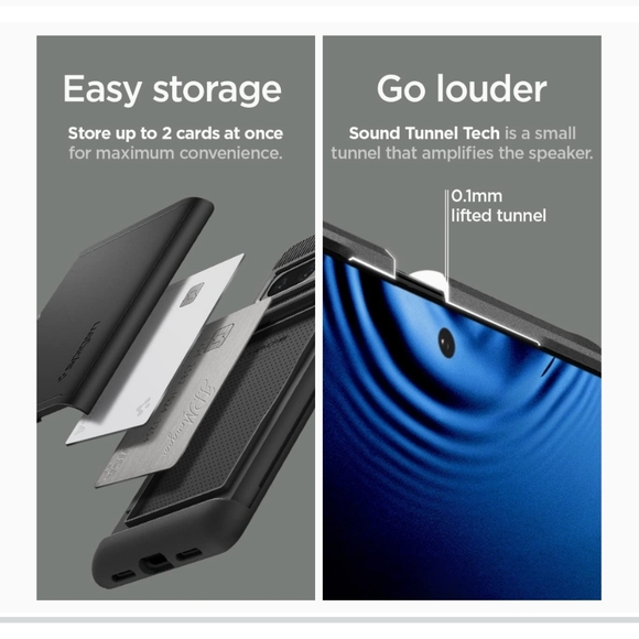 Spigen Pixel 7 Pro Slim Armor CS Case Black New in Box - Picture 6 of 16